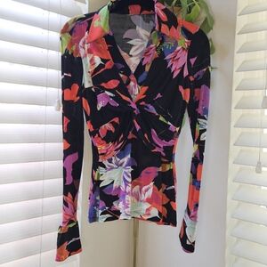 Floral Multicolor Women's Top
